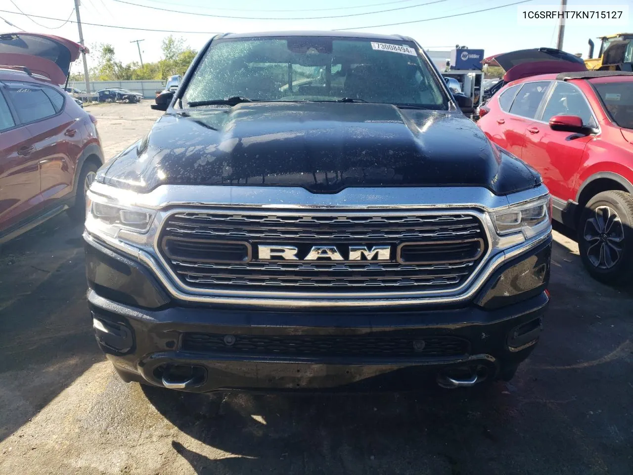 2019 Ram 1500 Limited VIN: 1C6SRFHT7KN715127 Lot: 73008494