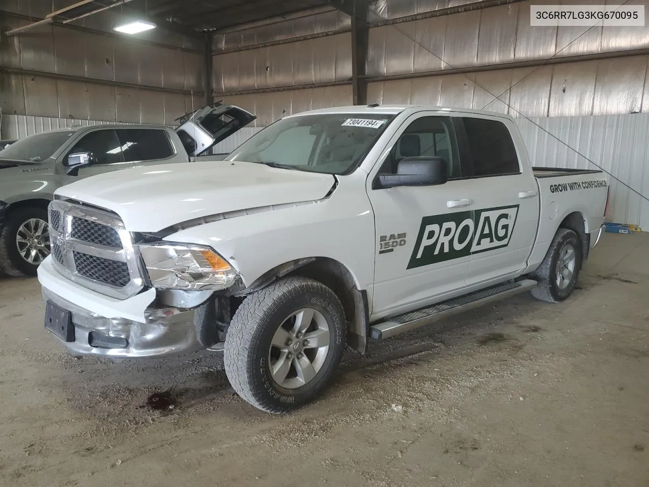 2019 Ram 1500 Classic Slt VIN: 3C6RR7LG3KG670095 Lot: 73041194