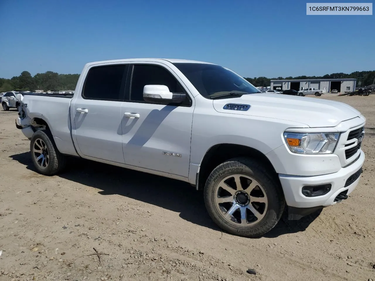 2019 Ram 1500 Big Horn/Lone Star VIN: 1C6SRFMT3KN799663 Lot: 73106514