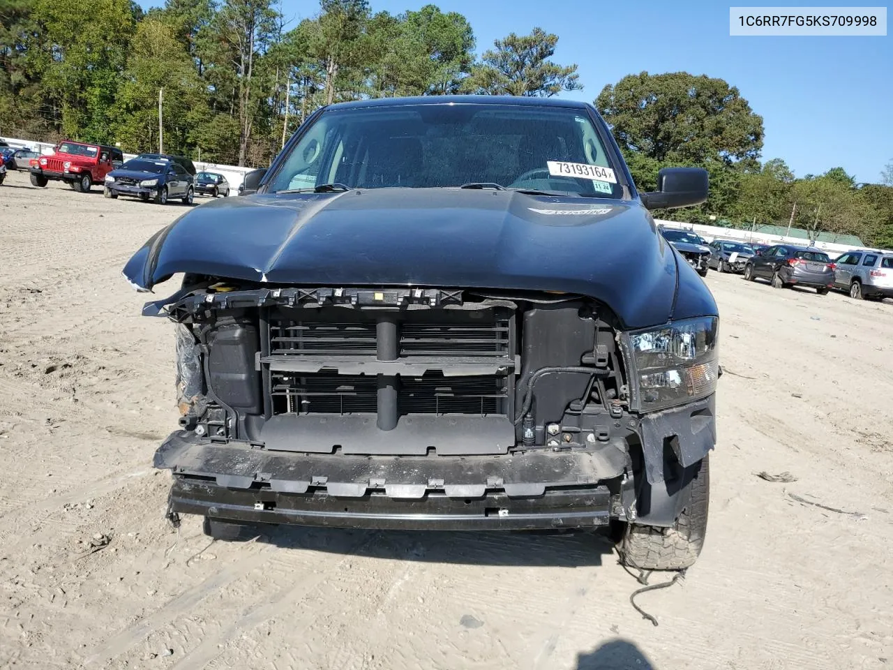 2019 Ram 1500 Classic Tradesman VIN: 1C6RR7FG5KS709998 Lot: 73193164