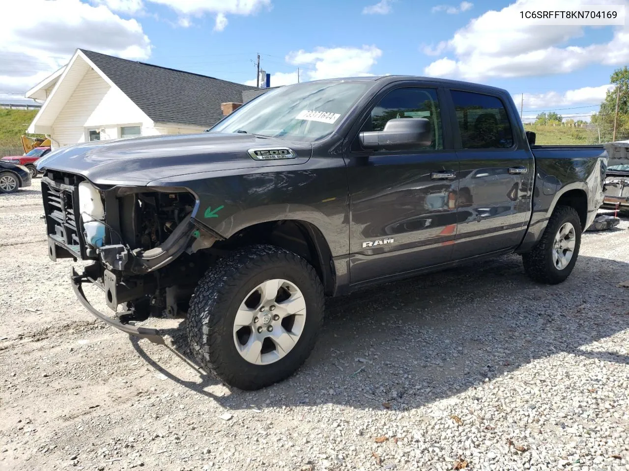 2019 Ram 1500 Big Horn/Lone Star VIN: 1C6SRFFT8KN704169 Lot: 73371644