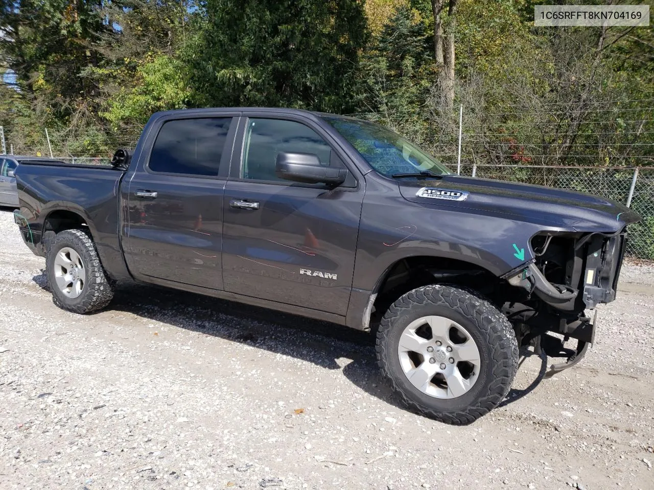 2019 Ram 1500 Big Horn/Lone Star VIN: 1C6SRFFT8KN704169 Lot: 73371644