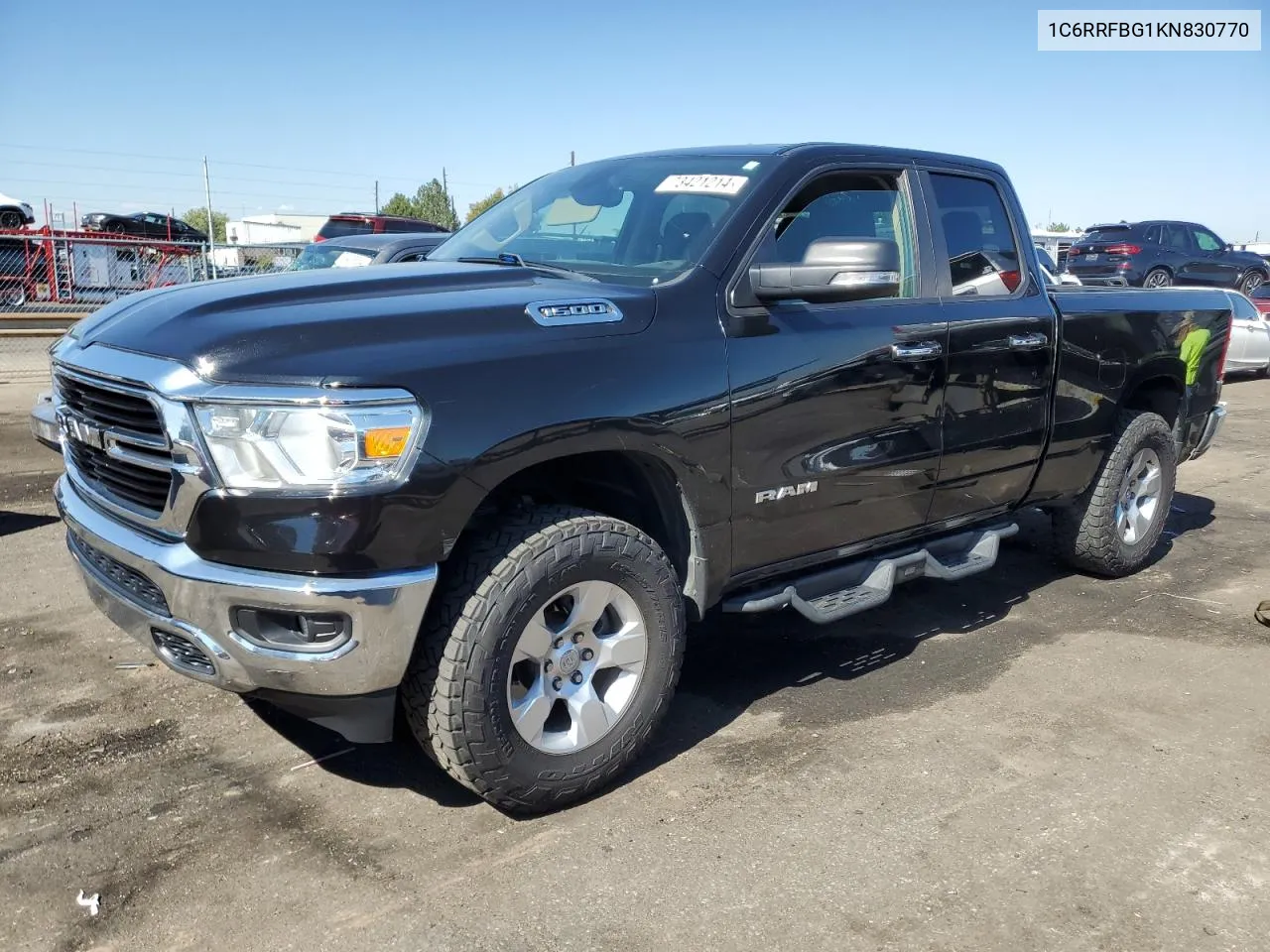 2019 Ram 1500 Big Horn/Lone Star VIN: 1C6RRFBG1KN830770 Lot: 73421214