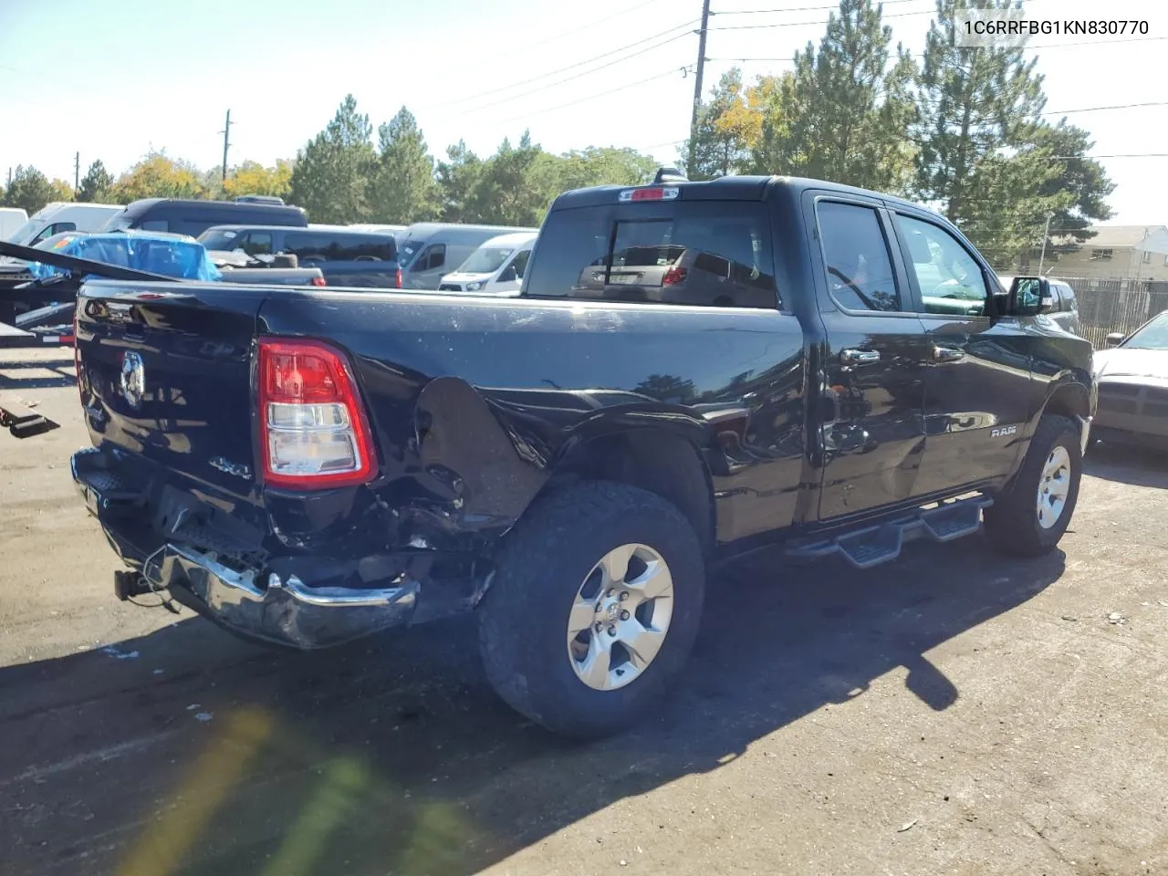 2019 Ram 1500 Big Horn/Lone Star VIN: 1C6RRFBG1KN830770 Lot: 73421214