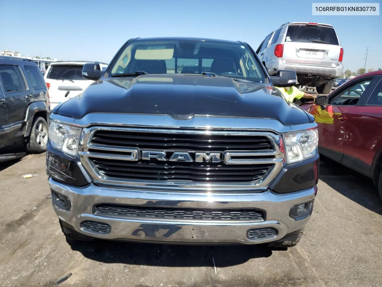 2019 Ram 1500 Big Horn/Lone Star VIN: 1C6RRFBG1KN830770 Lot: 73421214