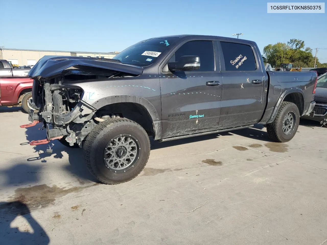 2019 Ram 1500 Rebel VIN: 1C6SRFLT0KN850375 Lot: 73469654