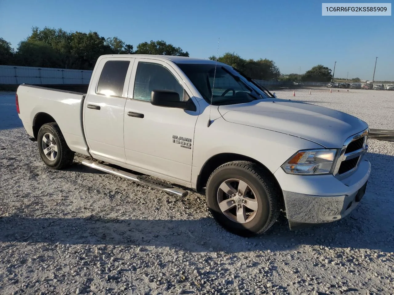 2019 Ram 1500 Classic Tradesman VIN: 1C6RR6FG2KS585909 Lot: 73503494