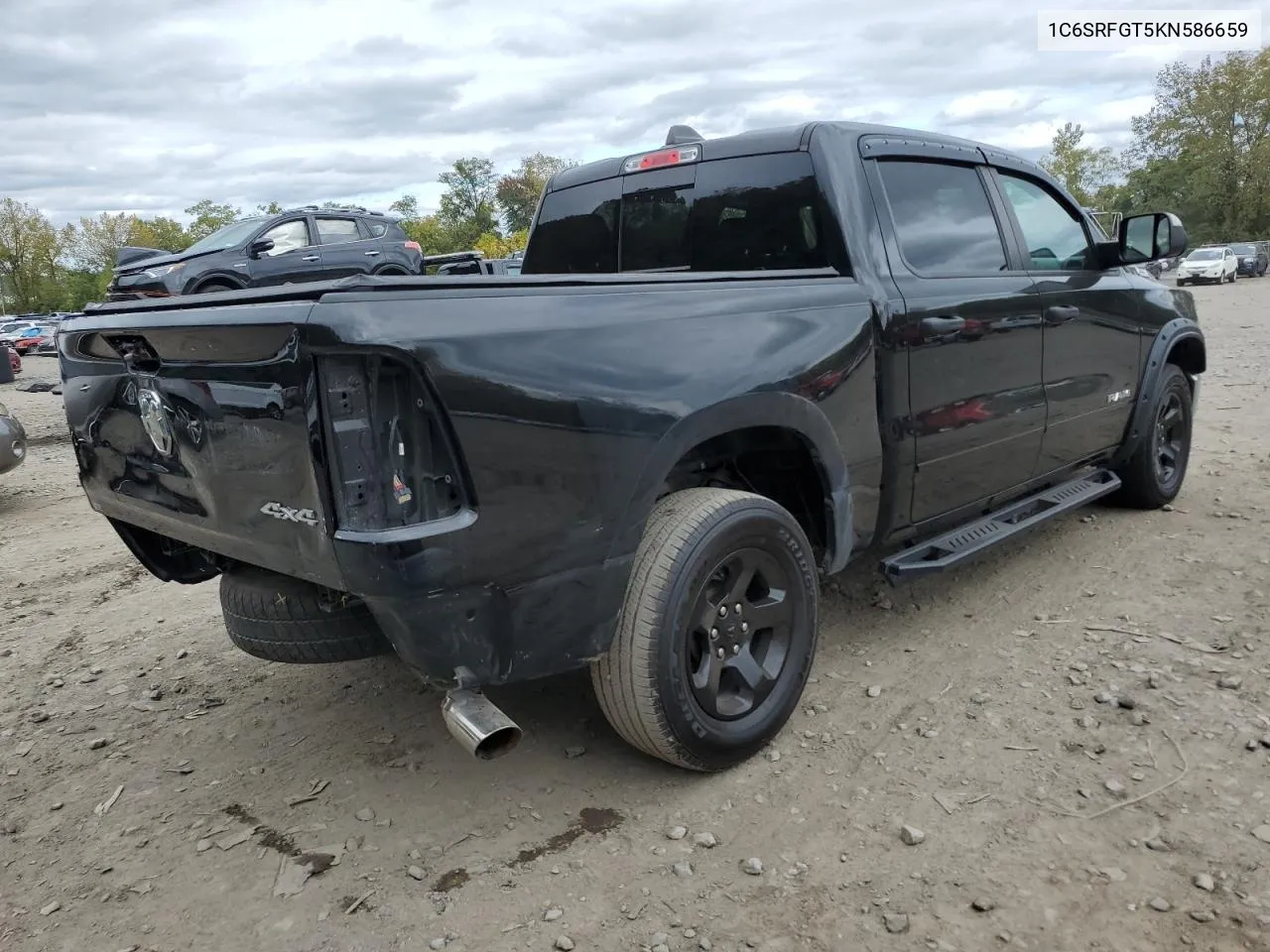 2019 Ram 1500 Tradesman VIN: 1C6SRFGT5KN586659 Lot: 73554484