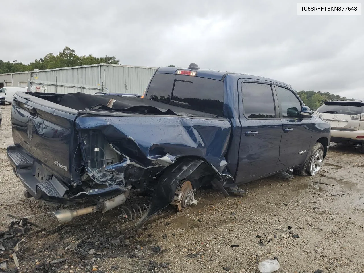 2019 Ram 1500 Big Horn/Lone Star VIN: 1C6SRFFT8KN877643 Lot: 73668464