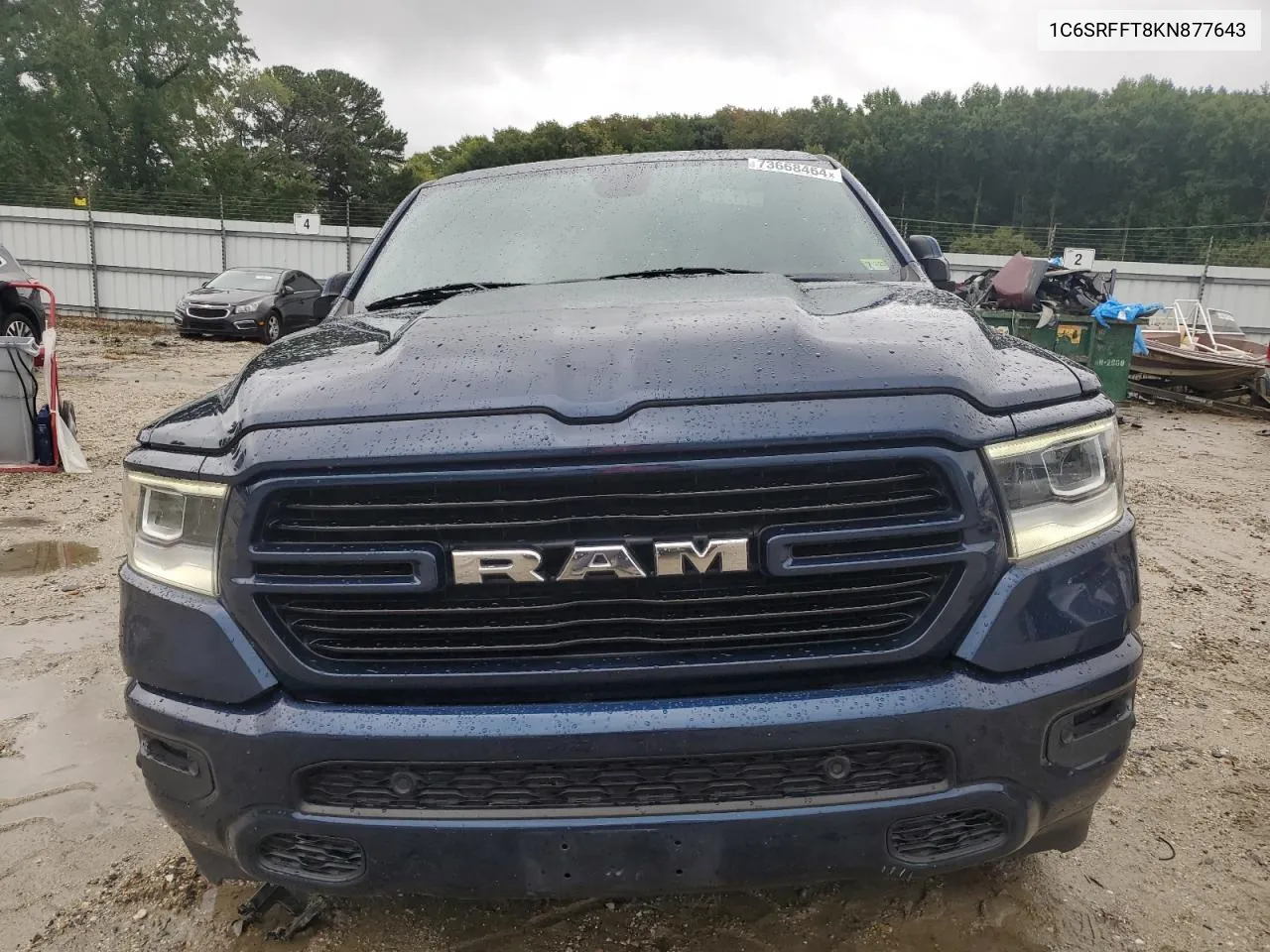 2019 Ram 1500 Big Horn/Lone Star VIN: 1C6SRFFT8KN877643 Lot: 73668464