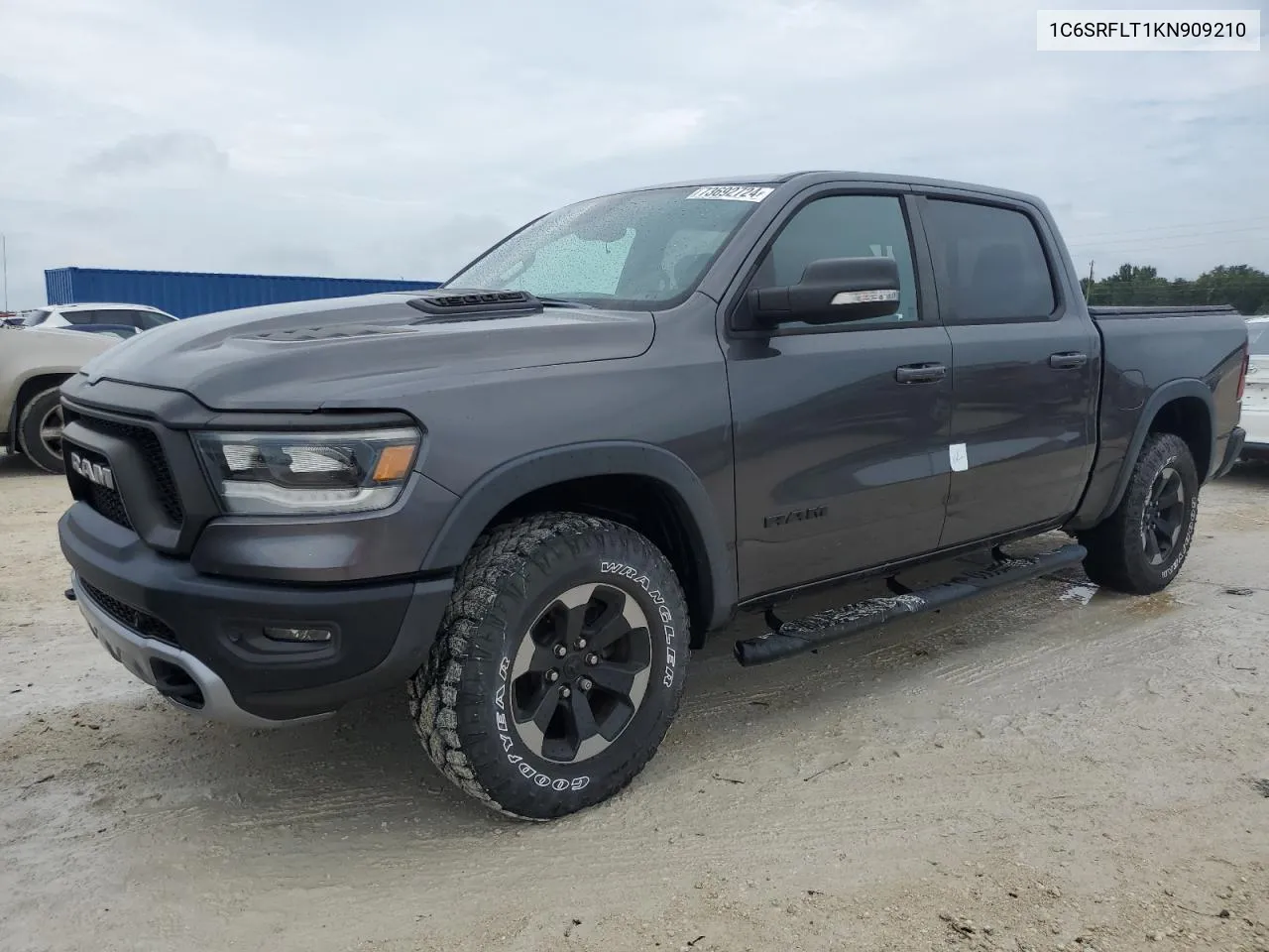 2019 Ram 1500 Rebel VIN: 1C6SRFLT1KN909210 Lot: 73692724