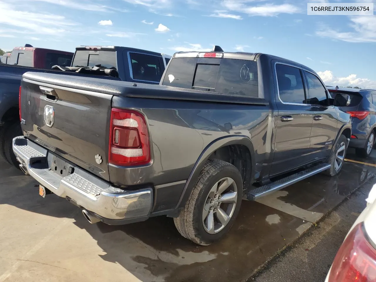 2019 Ram 1500 Laramie VIN: 1C6RREJT3KN596754 Lot: 73715454