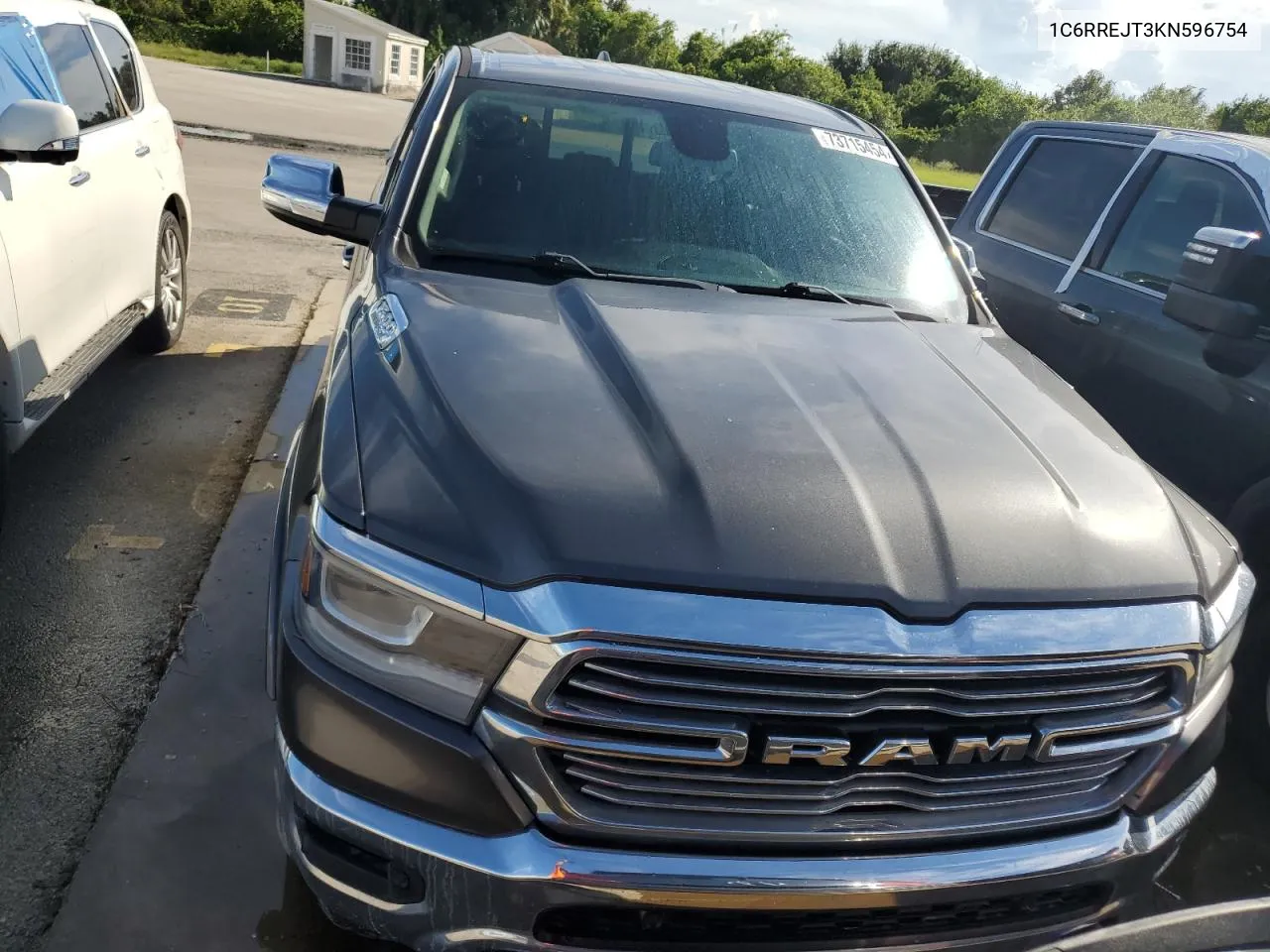 2019 Ram 1500 Laramie VIN: 1C6RREJT3KN596754 Lot: 73715454