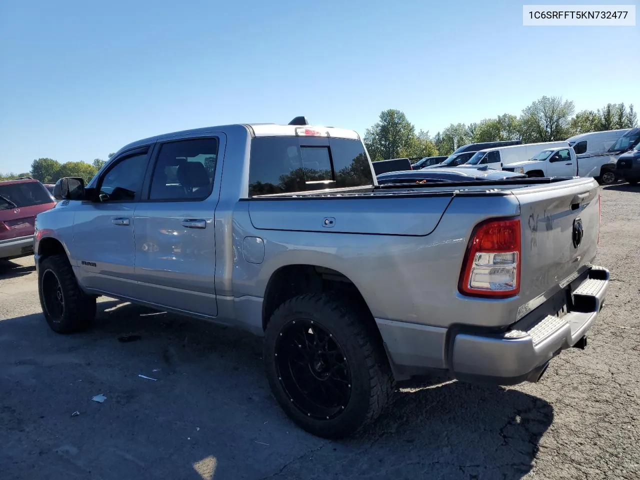 2019 Ram 1500 Big Horn/Lone Star VIN: 1C6SRFFT5KN732477 Lot: 73719914