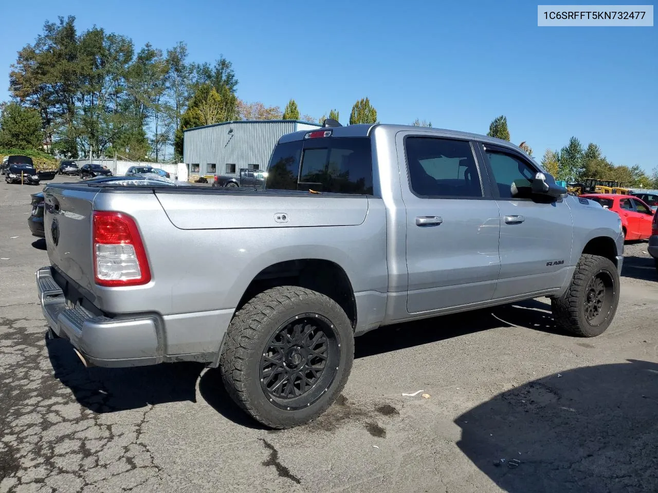 2019 Ram 1500 Big Horn/Lone Star VIN: 1C6SRFFT5KN732477 Lot: 73719914