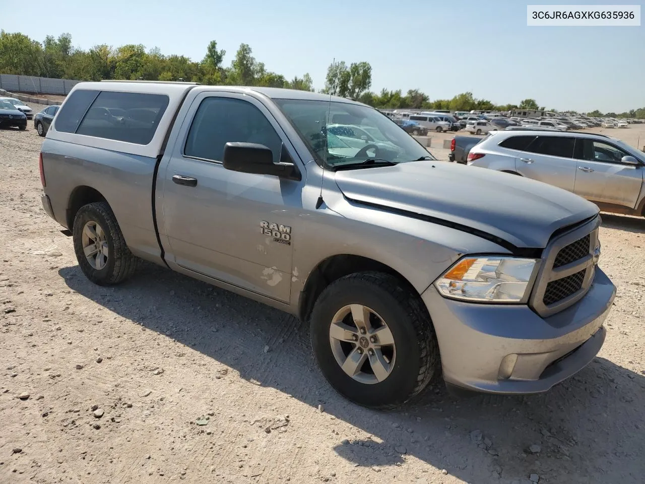 2019 Ram 1500 Classic Tradesman VIN: 3C6JR6AGXKG635936 Lot: 73759694