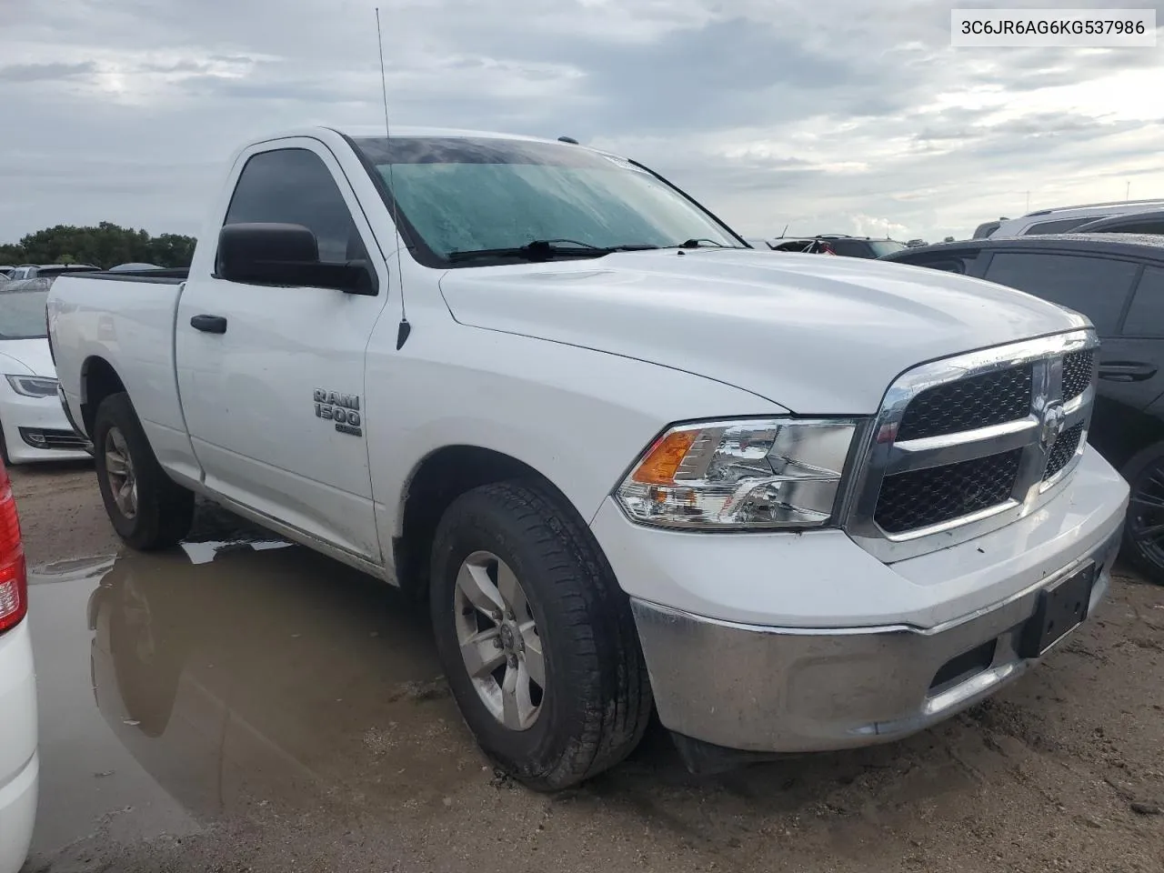 2019 Ram 1500 Classic Tradesman VIN: 3C6JR6AG6KG537986 Lot: 73773674