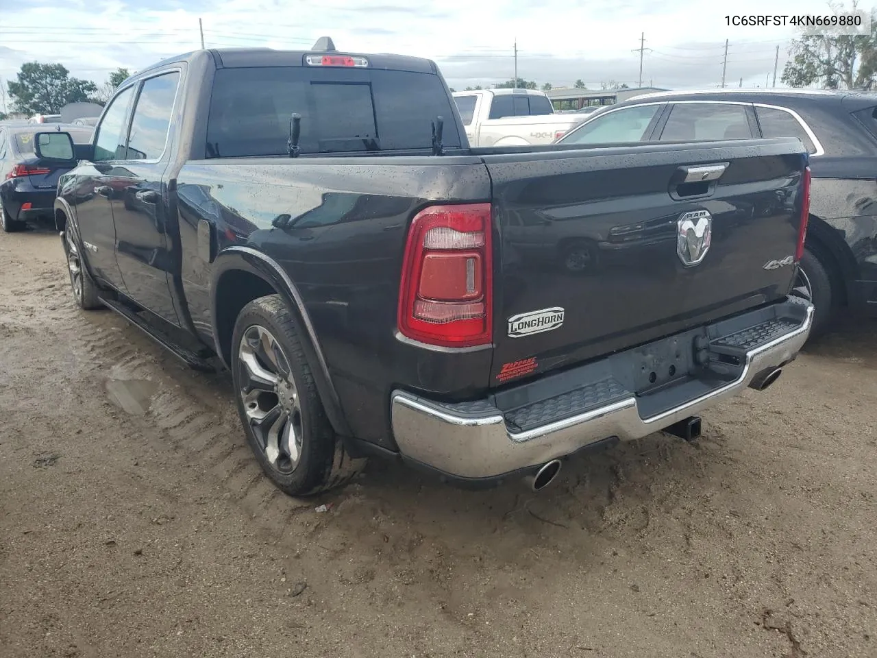 2019 Ram 1500 Longhorn VIN: 1C6SRFST4KN669880 Lot: 73775654