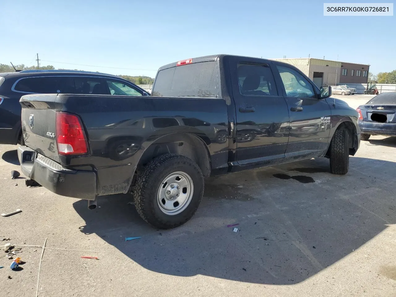 2019 Ram 1500 Classic Tradesman VIN: 3C6RR7KG0KG726821 Lot: 73788514