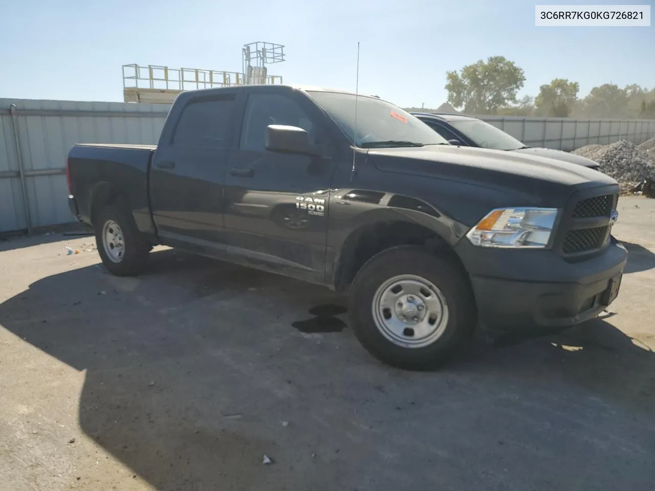 2019 Ram 1500 Classic Tradesman VIN: 3C6RR7KG0KG726821 Lot: 73788514