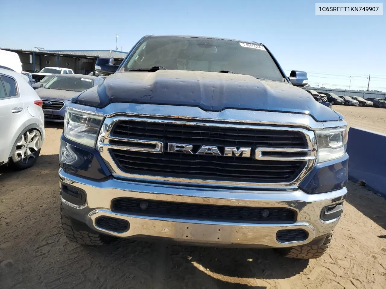 2019 Ram 1500 Big Horn/Lone Star VIN: 1C6SRFFT1KN749907 Lot: 73846664