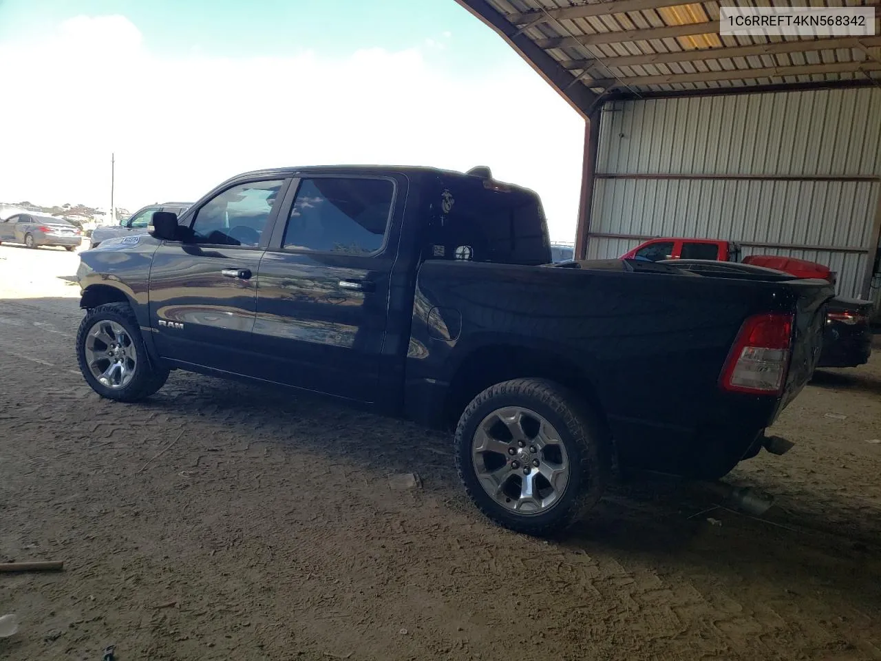 2019 Ram 1500 Big Horn/Lone Star VIN: 1C6RREFT4KN568342 Lot: 73966584