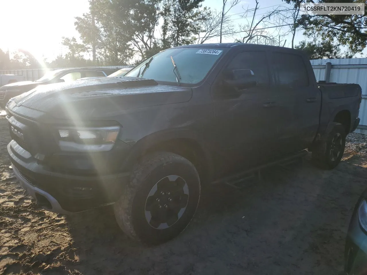 2019 Ram 1500 Rebel VIN: 1C6SRFLT2KN720419 Lot: 73973284