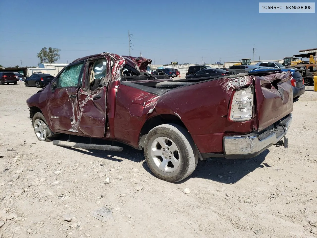 2019 Ram 1500 Tradesman VIN: 1C6RRECT6KN538005 Lot: 73978444