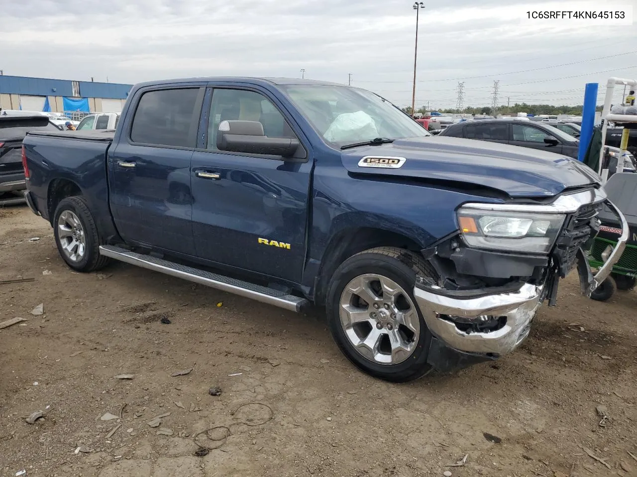 2019 Ram 1500 Big Horn/Lone Star VIN: 1C6SRFFT4KN645153 Lot: 73980384