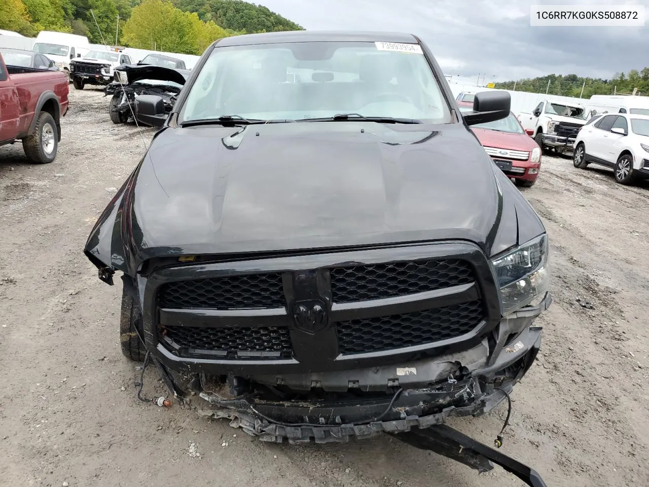 2019 Ram 1500 Classic Tradesman VIN: 1C6RR7KG0KS508872 Lot: 73993954