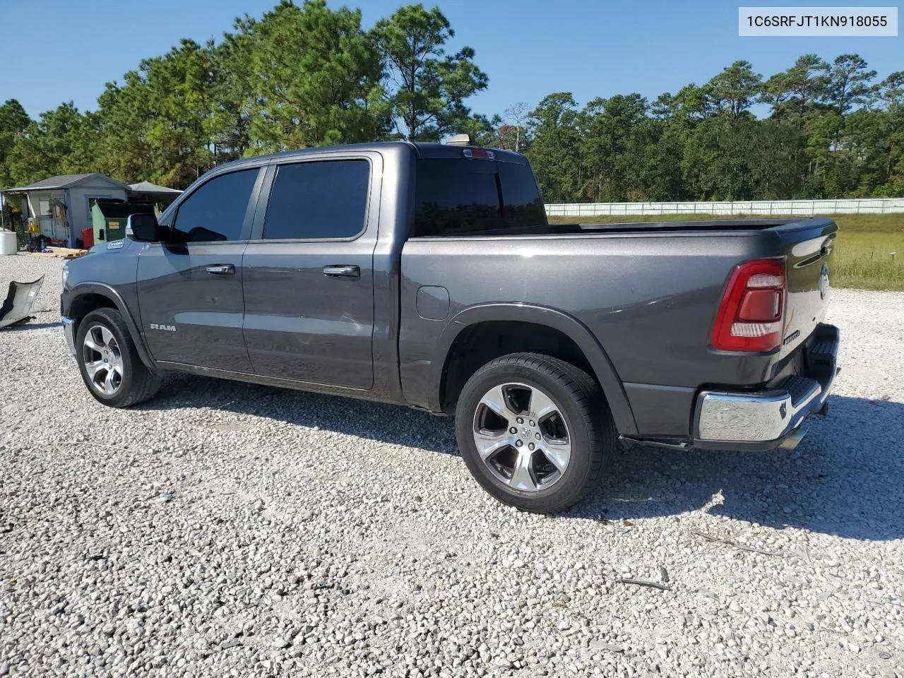 2019 Ram 1500 Laramie VIN: 1C6SRFJT1KN918055 Lot: 73998594