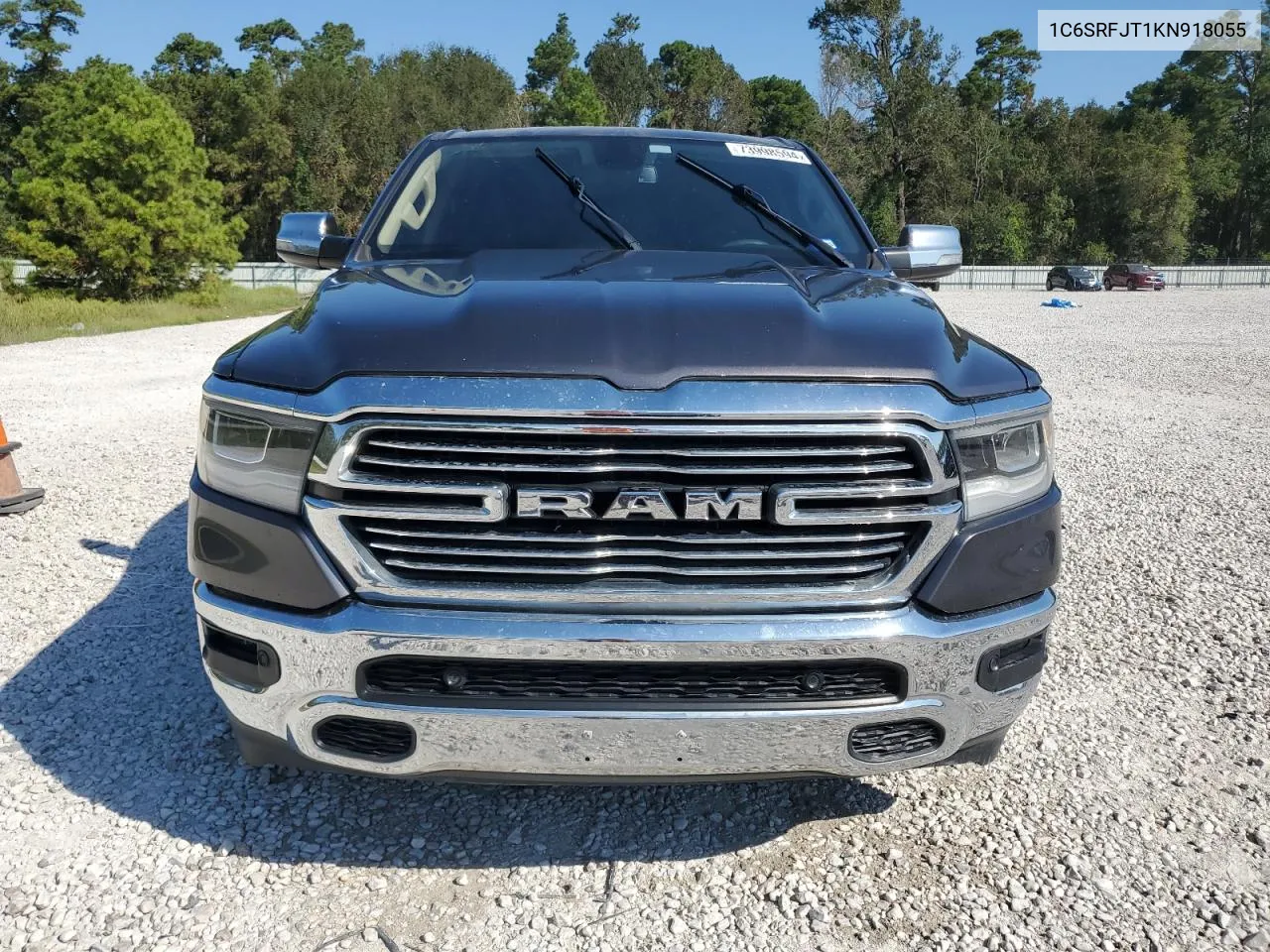 2019 Ram 1500 Laramie VIN: 1C6SRFJT1KN918055 Lot: 73998594