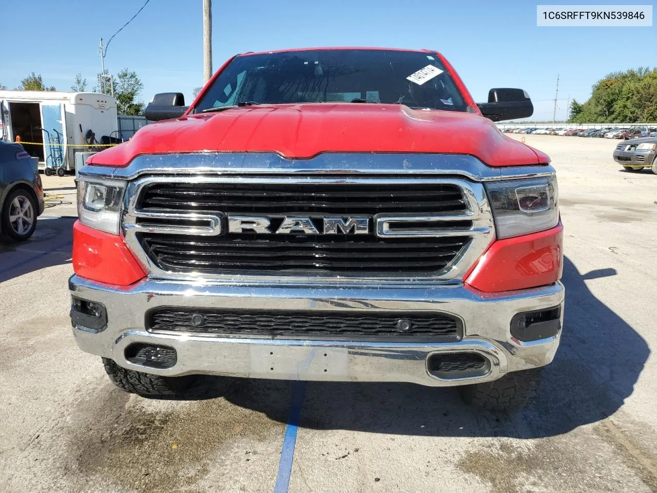 2019 Ram 1500 Big Horn/Lone Star VIN: 1C6SRFFT9KN539846 Lot: 74014774