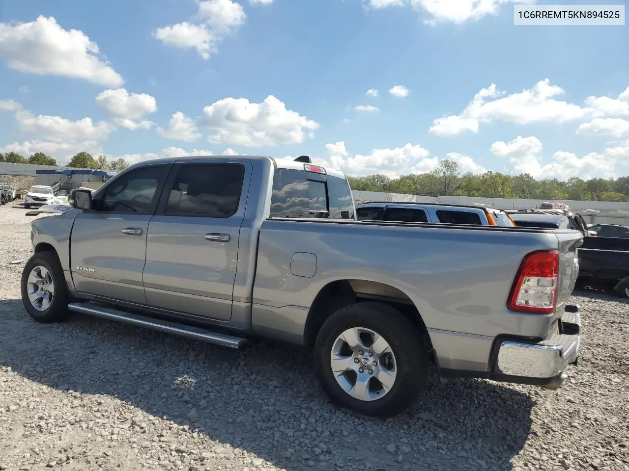 2019 Ram 1500 Big Horn/Lone Star VIN: 1C6RREMT5KN894525 Lot: 74036194