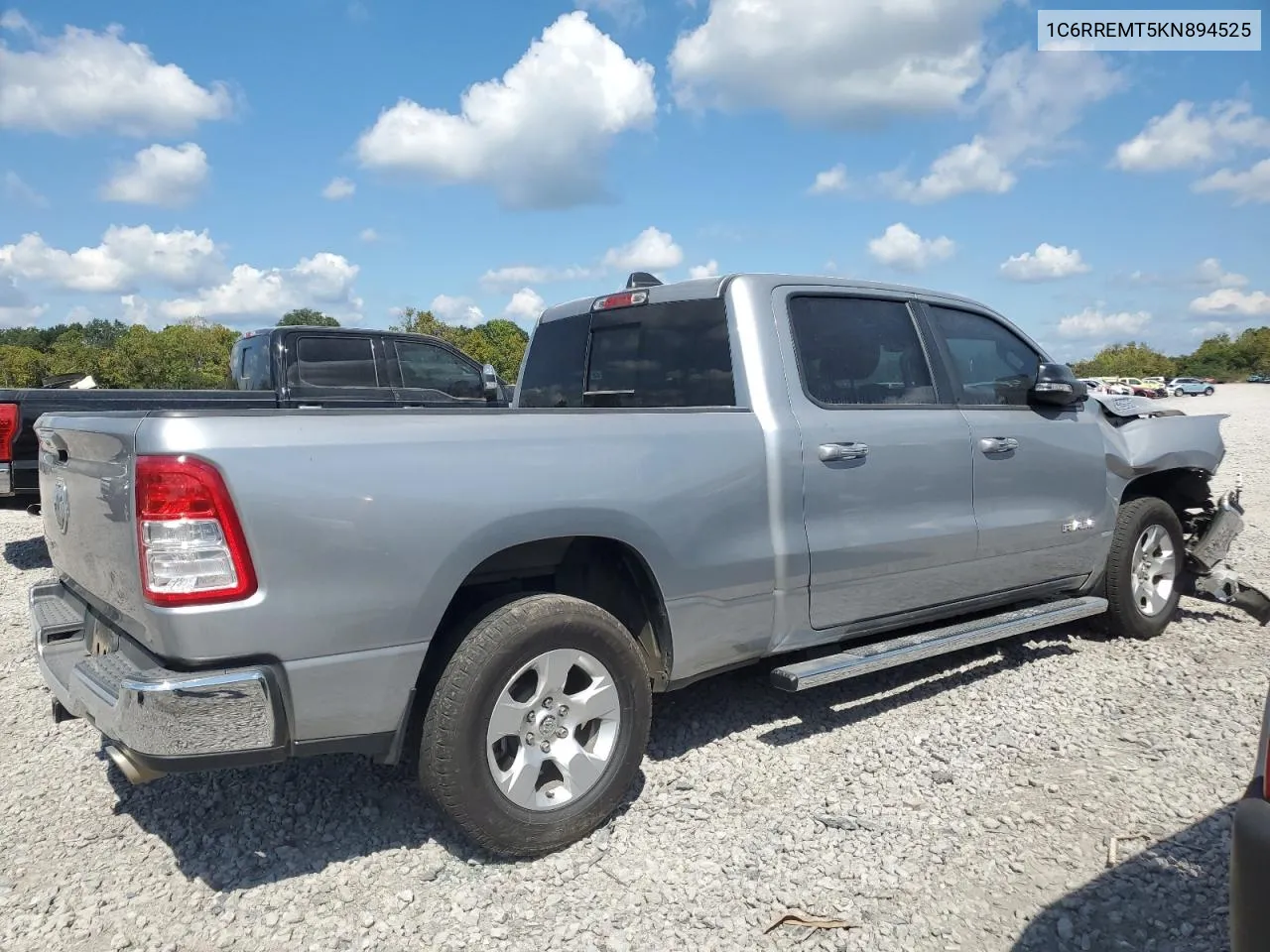 2019 Ram 1500 Big Horn/Lone Star VIN: 1C6RREMT5KN894525 Lot: 74036194