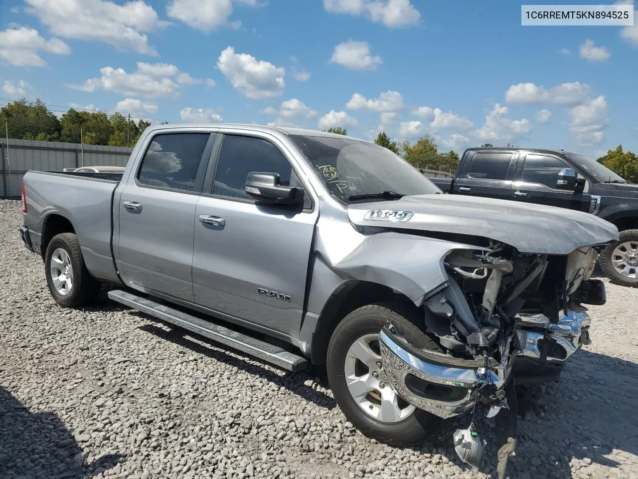 2019 Ram 1500 Big Horn/Lone Star VIN: 1C6RREMT5KN894525 Lot: 74036194