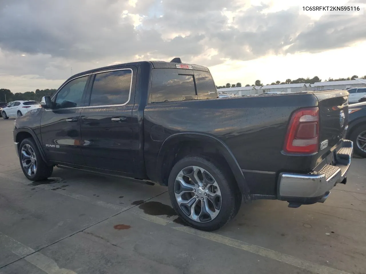 2019 Ram 1500 Longhorn VIN: 1C6SRFKT2KN595116 Lot: 74039814