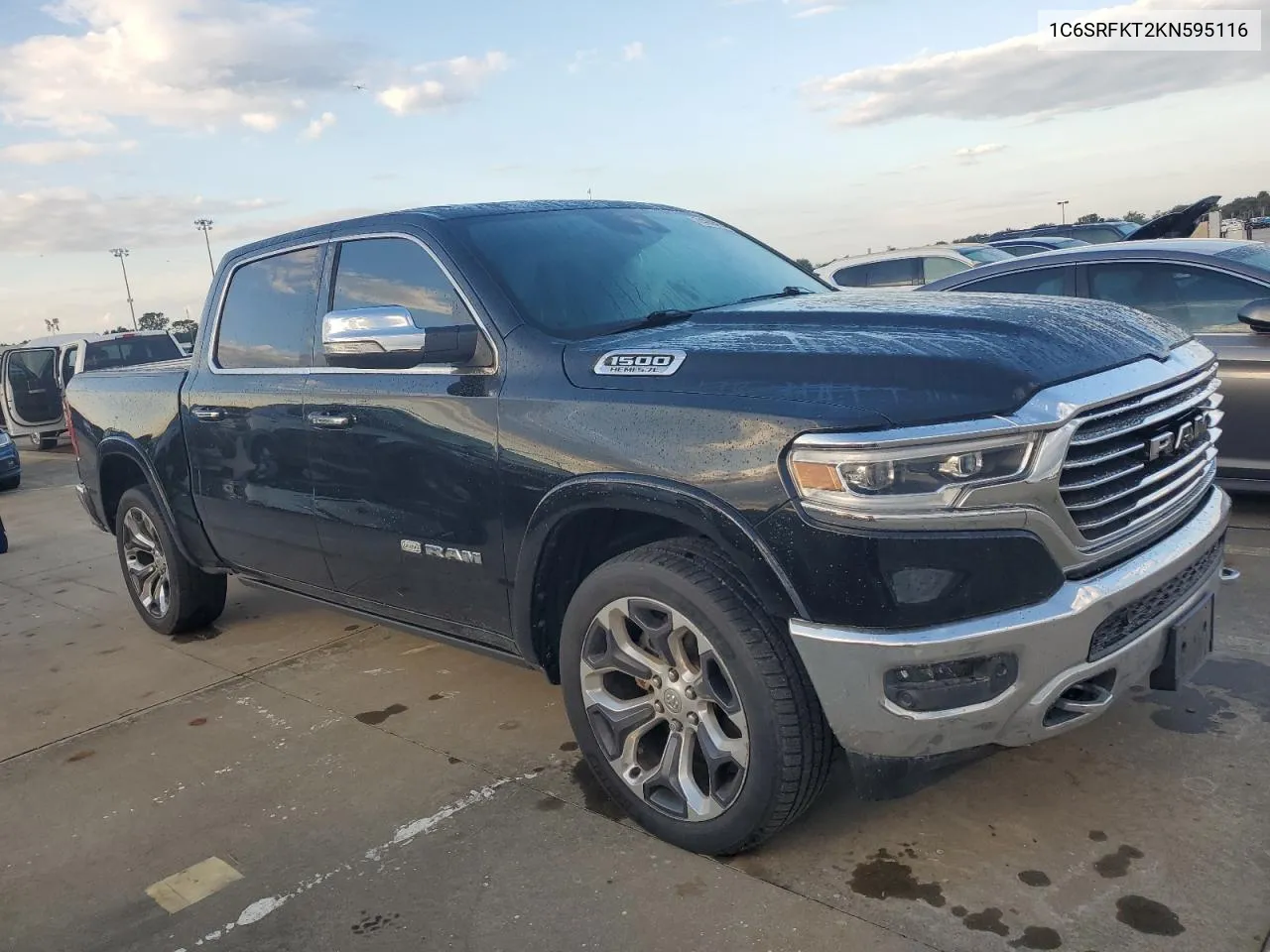 2019 Ram 1500 Longhorn VIN: 1C6SRFKT2KN595116 Lot: 74039814