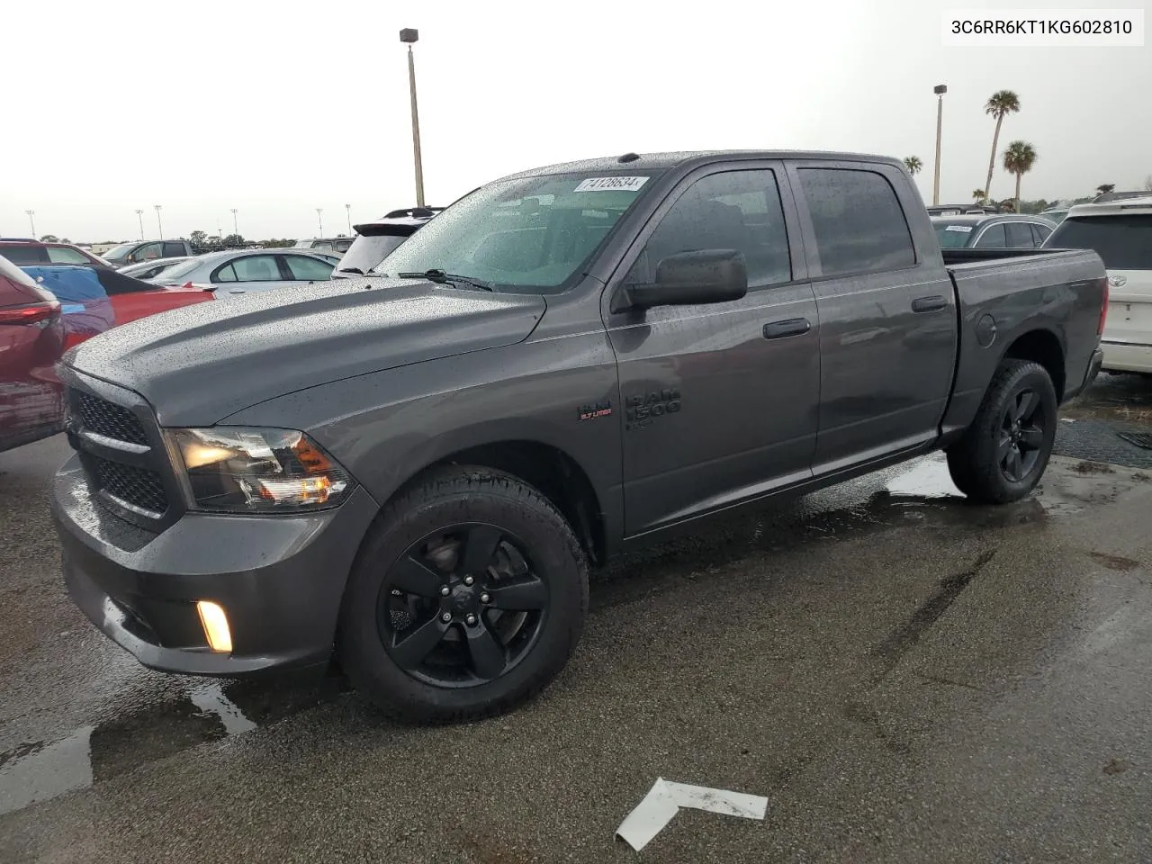 2019 Ram 1500 Classic Tradesman VIN: 3C6RR6KT1KG602810 Lot: 74128634