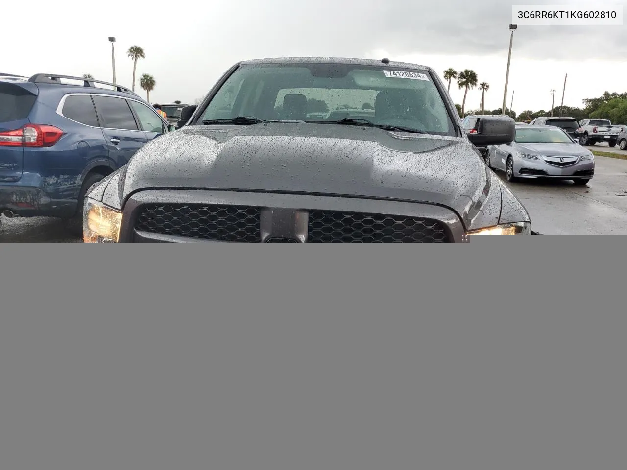 2019 Ram 1500 Classic Tradesman VIN: 3C6RR6KT1KG602810 Lot: 74128634