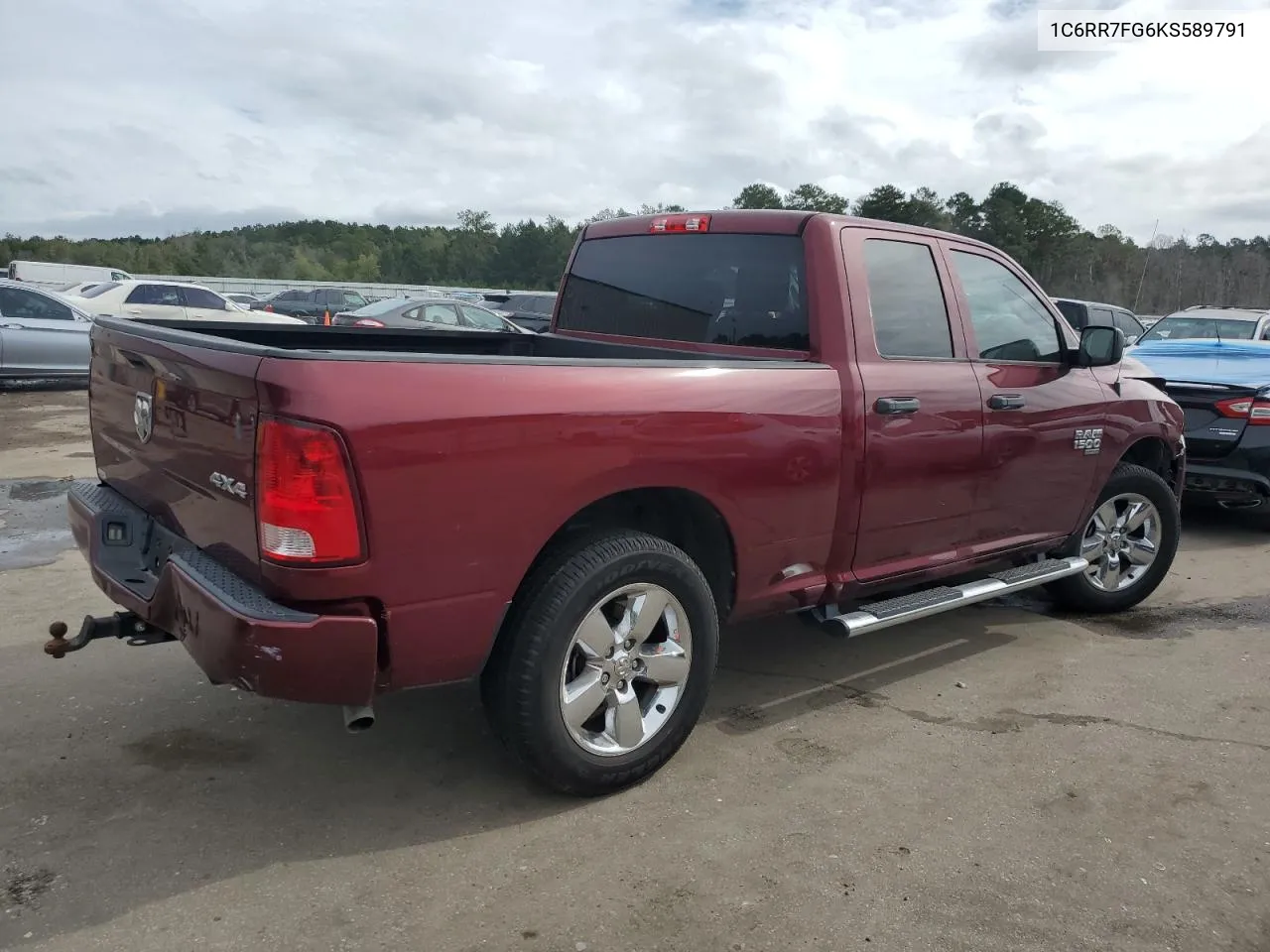 2019 Ram 1500 Classic Tradesman VIN: 1C6RR7FG6KS589791 Lot: 74253184