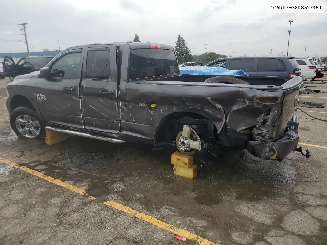 2019 Ram 1500 Classic Tradesman VIN: 1C6RR7FG8KS527969 Lot: 74277534