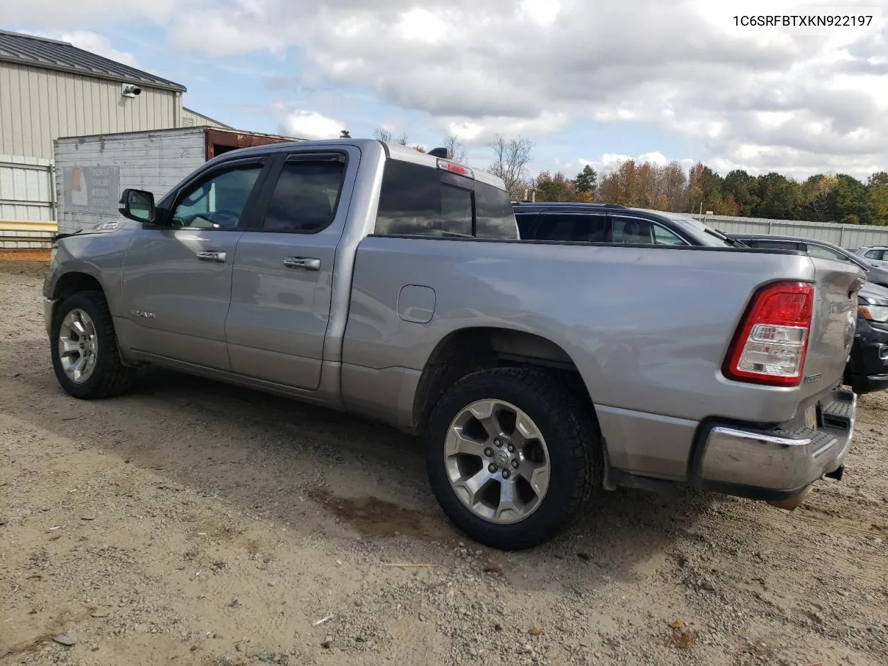 2019 Ram 1500 Big Horn/Lone Star VIN: 1C6SRFBTXKN922197 Lot: 74291194