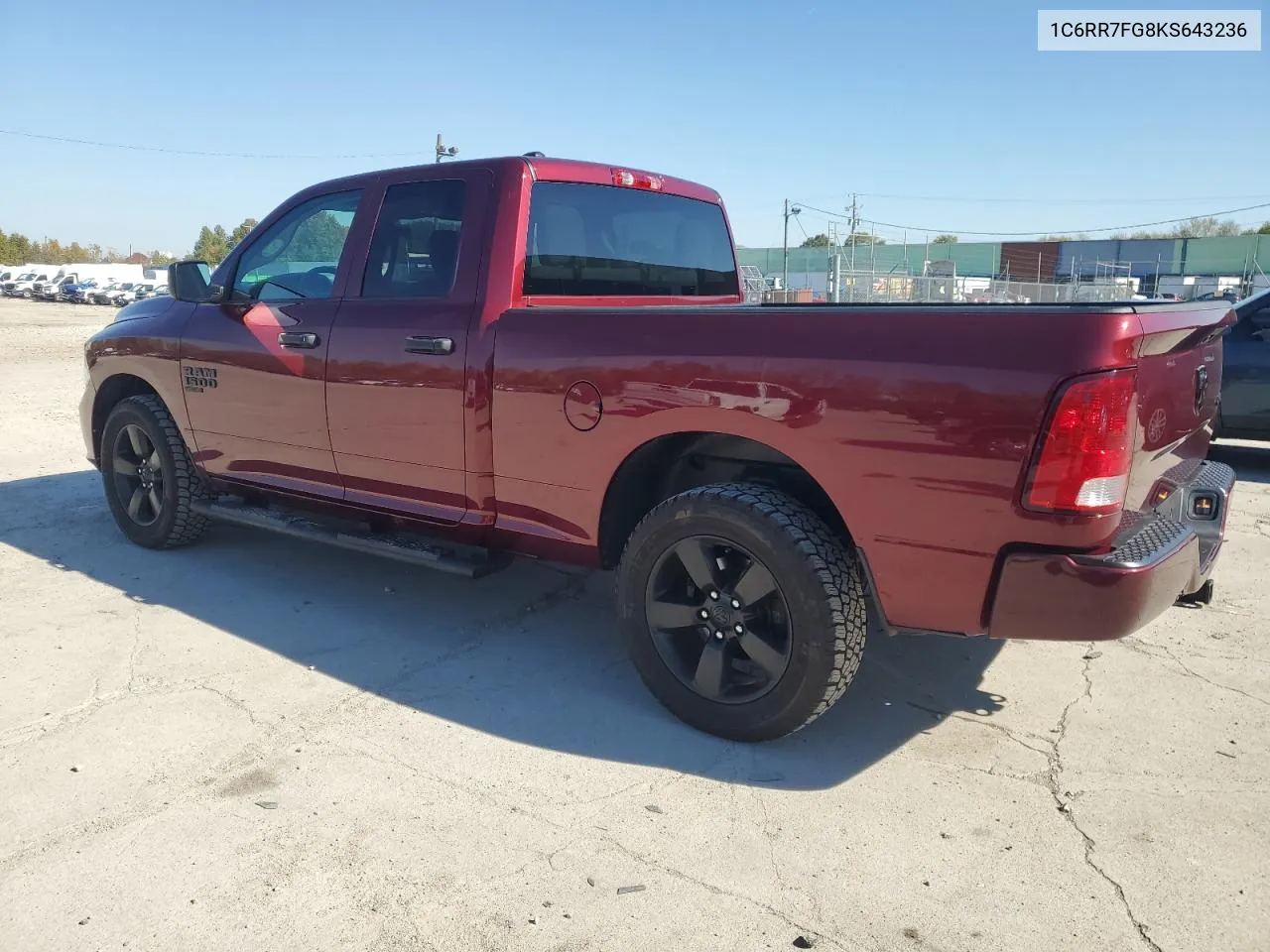 1C6RR7FG8KS643236 2019 Ram 1500 Classic Tradesman