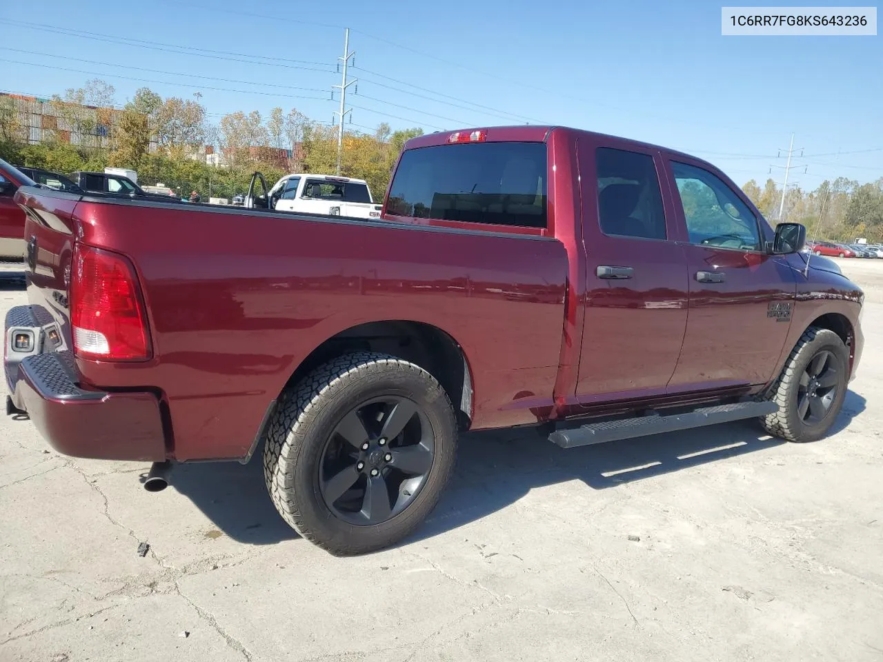 1C6RR7FG8KS643236 2019 Ram 1500 Classic Tradesman