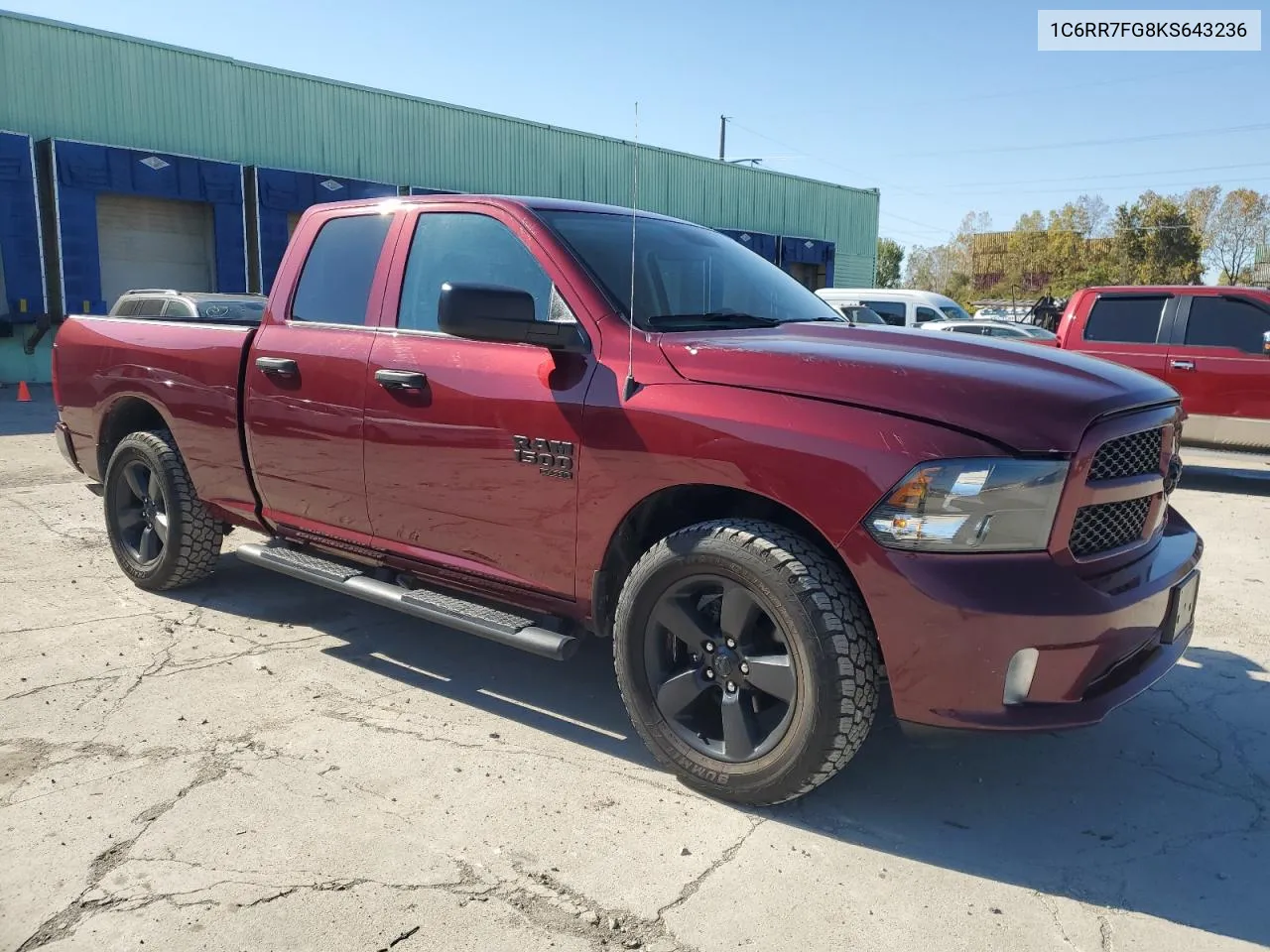 1C6RR7FG8KS643236 2019 Ram 1500 Classic Tradesman