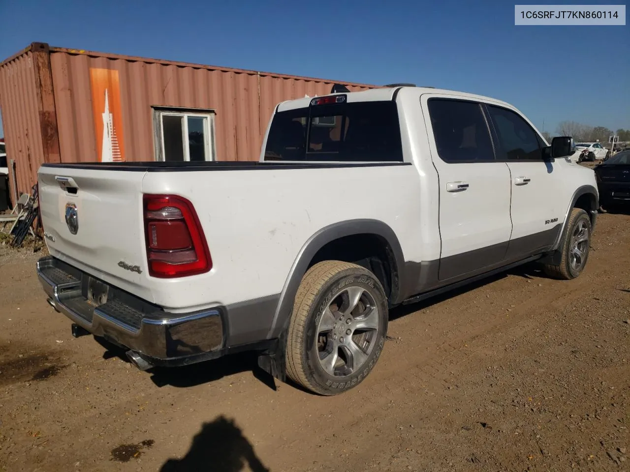 2019 Ram 1500 Laramie VIN: 1C6SRFJT7KN860114 Lot: 74397824