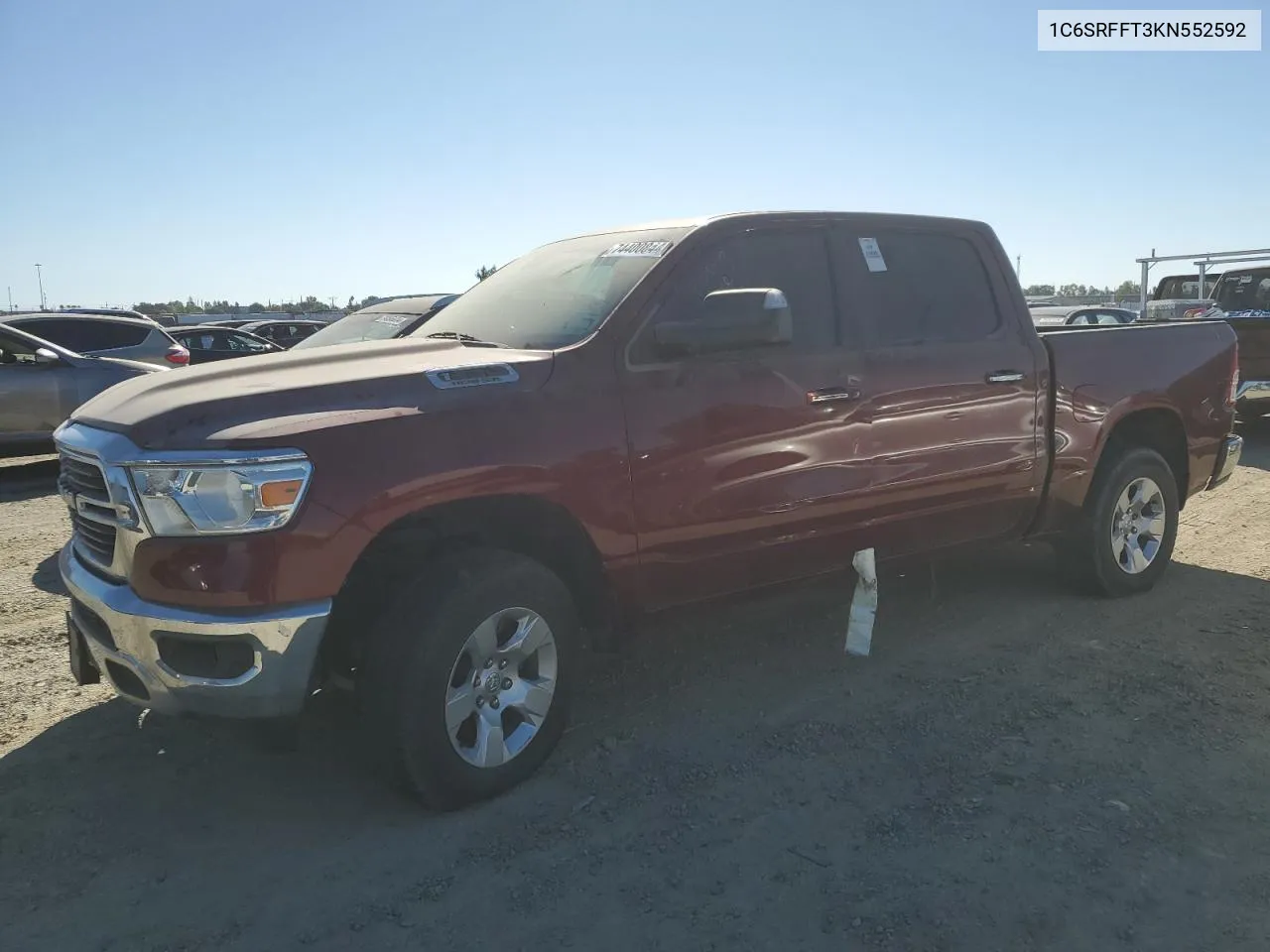 1C6SRFFT3KN552592 2019 Ram 1500 Big Horn/Lone Star