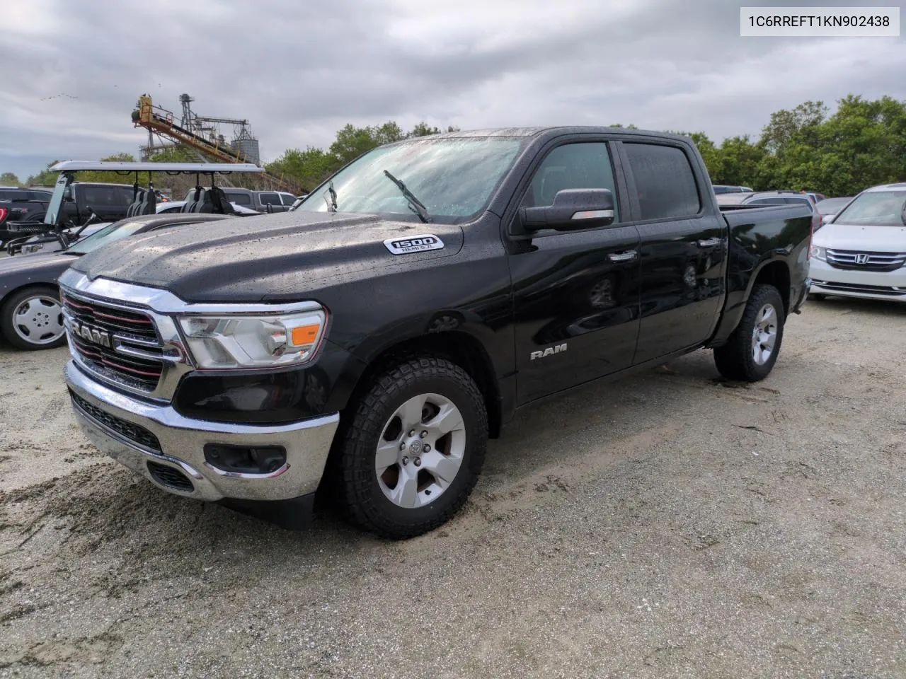 2019 Ram 1500 Big Horn/Lone Star VIN: 1C6RREFT1KN902438 Lot: 74525454