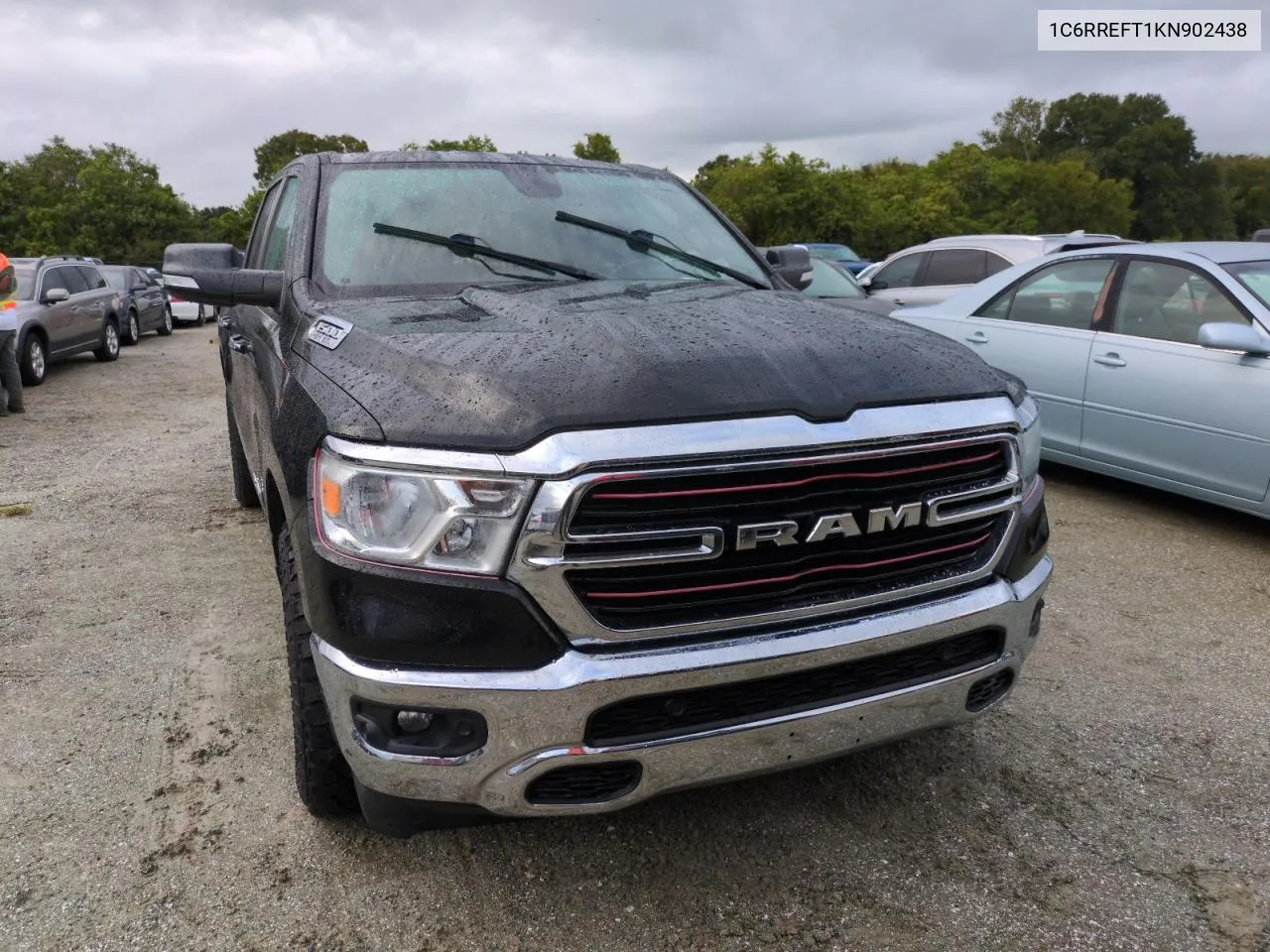 2019 Ram 1500 Big Horn/Lone Star VIN: 1C6RREFT1KN902438 Lot: 74525454